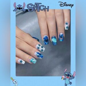 24 Pieces Disney Lilo & Stitch Press-On Nails